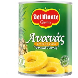 DEL MONTE 565G ΑΝΑΝΑΣ ΦΕΤΕΣ ΣΕ ΦΥΣ ΧΥΜΟ