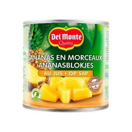 DEL MONTE 260G ΑΝΑΝΑΣ ΚΥΒΟΙ ΣΕ ΦΥΣΙΚΟ ΧΥΜΟ