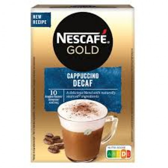 NESCAFE GOLD 12,5G x 10-ΤΜΧ CAPPUCCINO DECAF