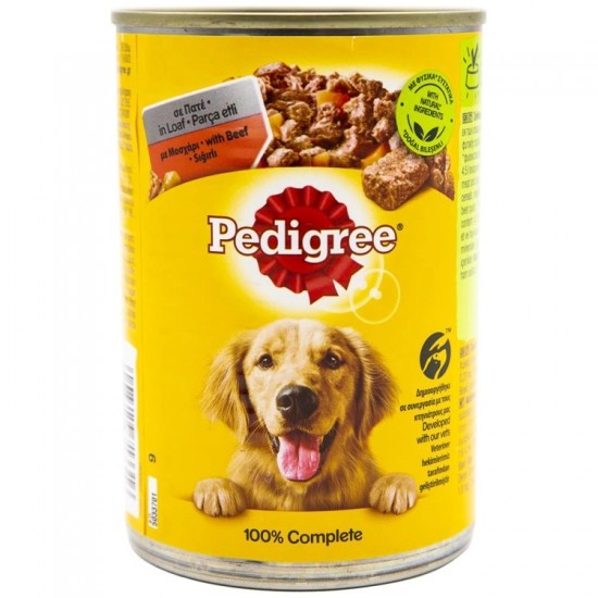 PEDIGREE 400G ΣΚΥΛΟΥ ΜΟΣΧΑΡΙ ΚΑΡΟΤΑ ΠΑΤΕ/ ΚΟΝΣΕΡΒΑ