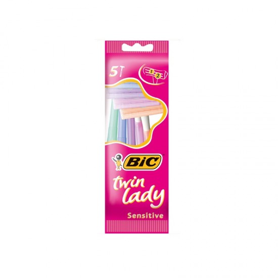 BIC ΞΥΡΑΦΑΚΙΑ TWIN LADY PINK 5TMX
