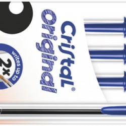 BIC 4-ΤΜΧ ΣΤΥΛΟ CRISTAL ΜΠΛΕ (ΚΟΥΤΙ)