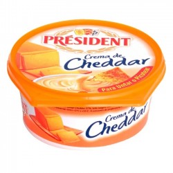 PRESIDENT 125G CREME DE CHEDDAR