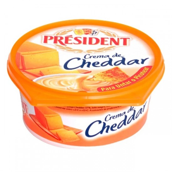 PRESIDENT 125G CREME DE CHEDDAR