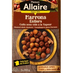 Κάστανα Προβρασμενα Maison Allaire 2x200γρ Κάστανα Προβρασμενα Maison Allaire 2x200γρ
