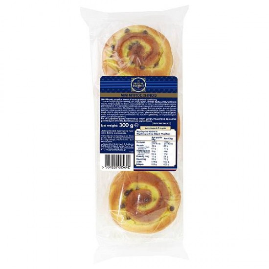 BRIOCHE GOURMET 300G mini brioche ΜΕ ΚΡΕΜΑ ΠΑΤΙΣΕΡΙ