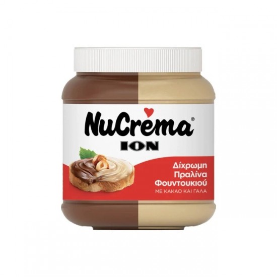 NUCREMA 380G ΠΡΑΛΙΝΑ ΔΙΧΡΩΜΗ /ΠΛΑΣΤΙΚΟ