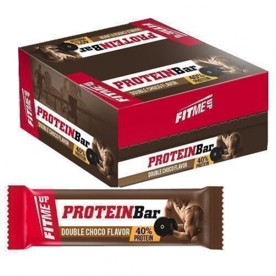 ΜΠΑΡΕΣ ΠΡΩΤΕΙΝΗΣ 60GR  40% ΠΡΩΤΕΪΝΗ  DOUBLE CHOCOL