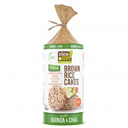 (-10%)RICE UP! CAKES 120G ΧΩΡ ΓΛΟΥΤΕΝΗ ΜΕ ΚΙΝΟΑ & ΤΣΙΑ
