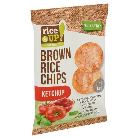 RICE UP! CHIPS 60G ΧΩΡ ΓΛΟΥΤΕΝΗ KETCHUP