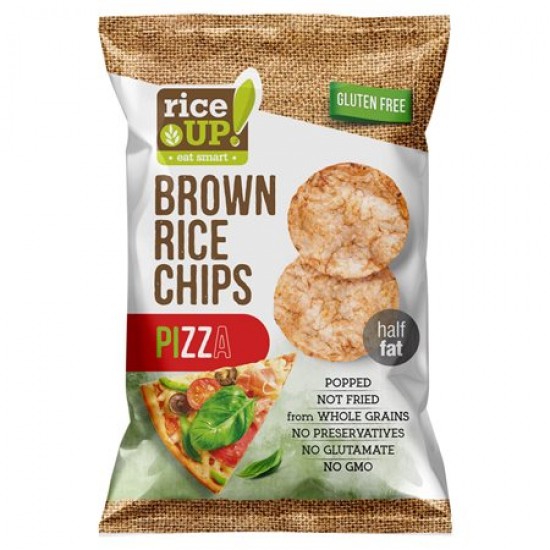 RICE UP! CHIPS 60G ΧΩΡ ΓΛΟΥΤΕΝΗ PIZZA