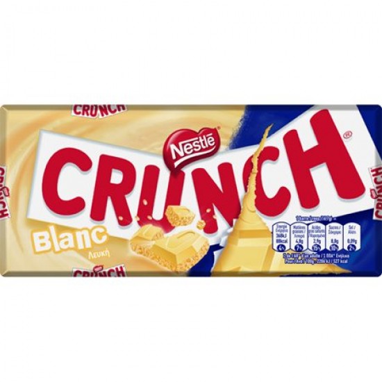 CRUNCH WHITE 100G ΧΩΡ. ΓΛΟΥΤΕΝΗ ΣΟΚΟΛΑΤΑ