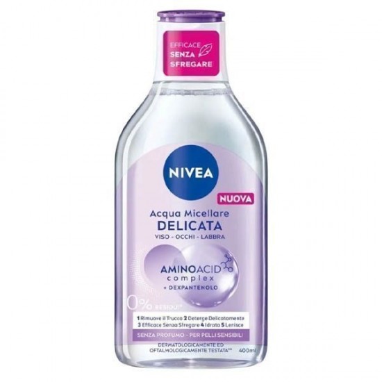 --NIVEA 400ML MICELLAR ΝΕΡΟ ΚΑΘΑΡΙΣΜΟΥ SENS. 3 IN 1