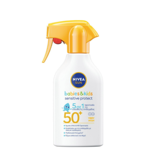(-40%)NIVEA SUN 270ML KIDS SENSITIVE TRIGGER SPRAY SPF50+