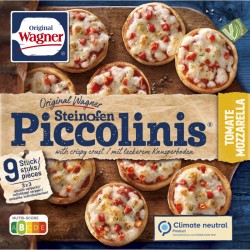 WAGNER 270G PICCOLINIS TOMATO-MOZZARELLA WAGNER 270G PICCOLINIS TOMATO-MOZZARELLA