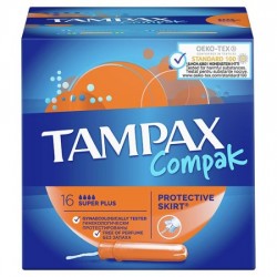 TAMPAX 16-ΤΜΧ COMPAK PEARL SUPER PLUS