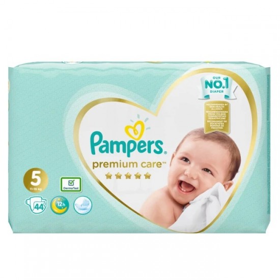 (-39%)PAMPERS 44-ΤΜΧ PREMIUM CARE JUMBO No5 11-16KG
