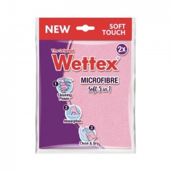 (-30%)WETTEX 2-ΤΜΧ ΠΕΤΣΕΤΕΣ ΜΙΚΡΟΙΝΩΝ SOFT 3in1