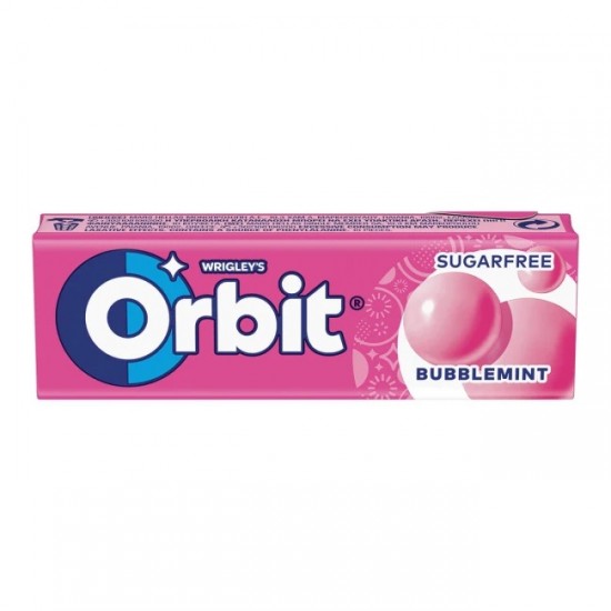 ORBIT ΤΣΙΧΛΑ BUBBLEMINT ΚΟΥΦΕΤΟ ΧΩΡΙΣ ΖΑΧΑΡΗ