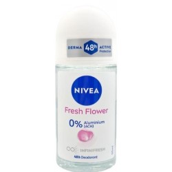 (-40%)NIVEA ROLL ON 50ML FRESH FLOWER