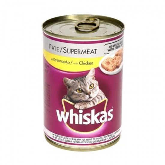 WHISKAS 400G ΚΟΤΟΠΟΥΛΟ ΠΑΤΕ
