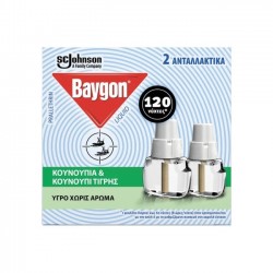 BAYGON 36MLx2 ΥΓΡΟ 120 ΝΥΧΤΕΣ / ΑΝΤΑΛΛΑΚΤΙΚΑ