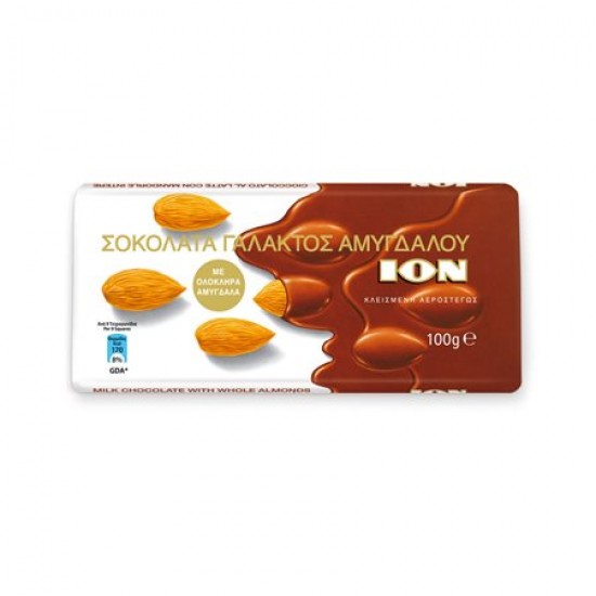 ΙΟΝ 100G ΓΑΛΑΚΤΟΣ ΜΕ ΟΛΟΚΛΗΡΑ ΑΜΥΓΔΑΛΑ