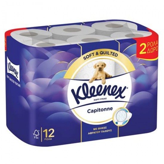 KLEENEX ΥΓΕΙΑΣ (10+2 free) CAPITONNE