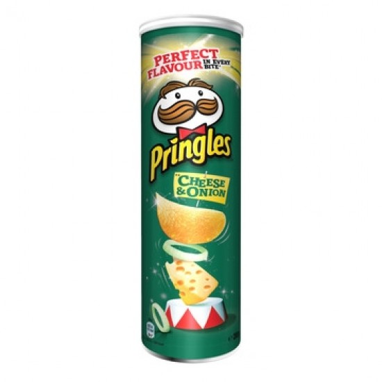 PRINGLES 165G CHIPS CHEESE & ONION RALPHIE