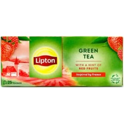 LIPTON 1,5G x 20-ΦΑΚ ΠΡΑΣΙΝΟ ΤΣΑΙ ΚΟΚΚΙΝΑ ΦΡΟΥΤΑ