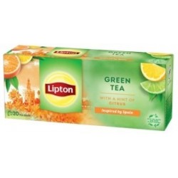 LIPTON ΠΡΑΣΙΝΟ ΤΣΑΙ 20ΦΑΚ 1,3ΓΡ CITRUS