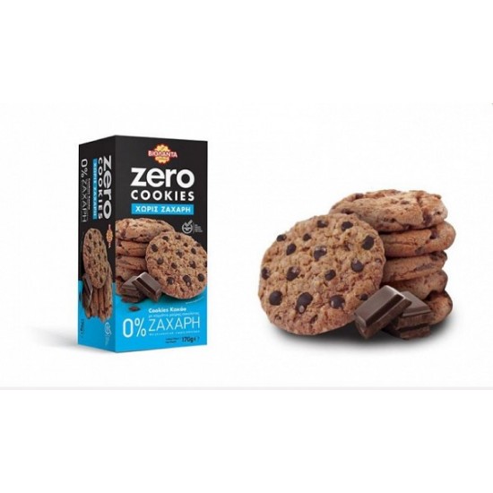 ΒΙΟΛΑΝΤΑ COOKIES ΚΑΚΑΟ ZERO 170gr.