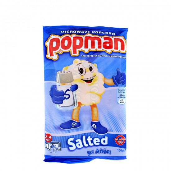 POPMAN 100G ΠΟΠ ΚΟΡΝ ΓΙΑ ΜΙΚΡΟΚΥΜΑΤΑ SALTED