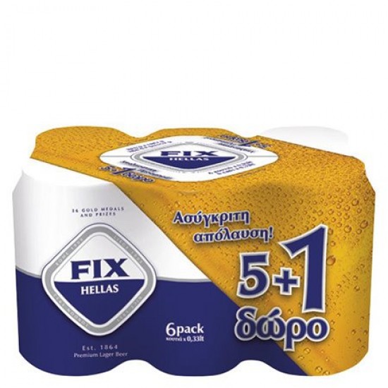 ΦΙΞ 330MLX5(+1 FREE) ΜΠΥΡΑ /ΚΟΥΤΙ