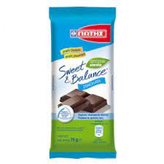 ΓΙΩΤΗΣ 70G ΧΩΡ. ΓΛΟΥΤΕΝΗ SWEET & BAL ΣΟΚ BITTER STEVIA