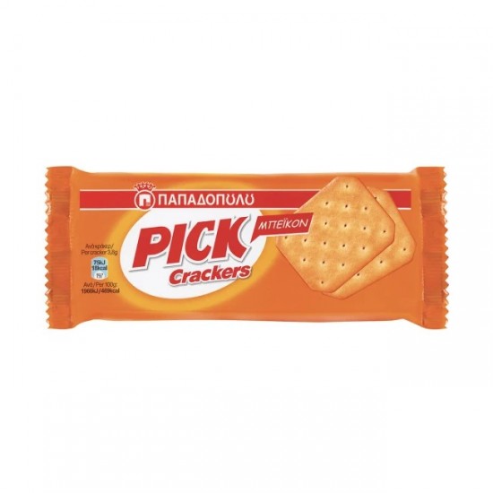 ΠΑΠΑΔΟΠΟΥΛΟΥ 100G PICK CRACKERS BACON