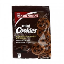 ΠΑΠΑΔΟΠΟΥΛΟΥ 70G COOKIES ΜΙΝΙ ΔΙΠΛΗ ΜΑΥΡΗ ΣΟΚ. --
