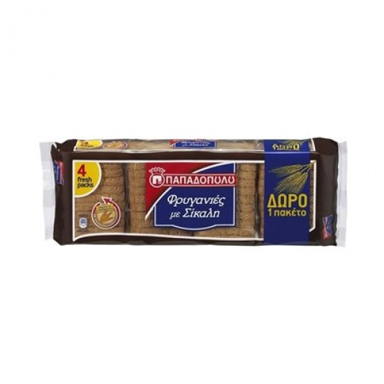 ΠΑΠΑΔΟΠΟΥΛΟΥ 80GX4 ΦΡΥΓ ΣΙΚΑΛΗΣ (ΔΩΡΟ 1 ΠΑΚ)