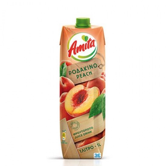 AMITA 1L ΡΟΔΑΚΙΝΟ ΦΡΟΥΤΟΠΟΤΟ