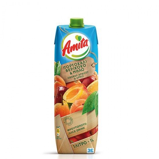 AMITA 1L ΠΟΡΤΟΚ/ΜΗΛΟ/ΒΕΡΥΚ ΦΡΟΥΤΟΠΟΤΟ