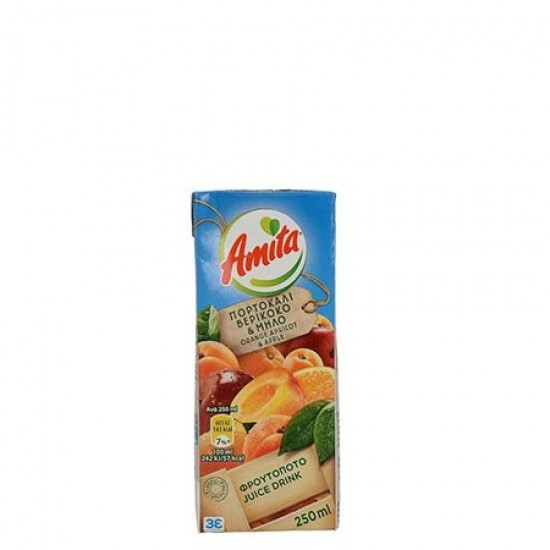 AMITA 250ML ΠΟΡΤ/ΜΗΛΟ/ΒΕΡΥΚ ΦΡΟΥΤΟΠΟΤΟ