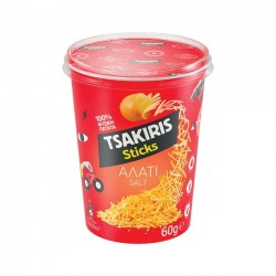ΤΣΑΚΙΡΗΣ 60G STICKS CUP ΜΕ ΑΛΑΤΙ