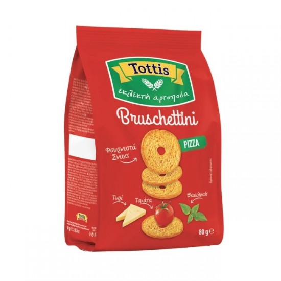 TOTTIS 80G BRUSCHETTINI PIZZA