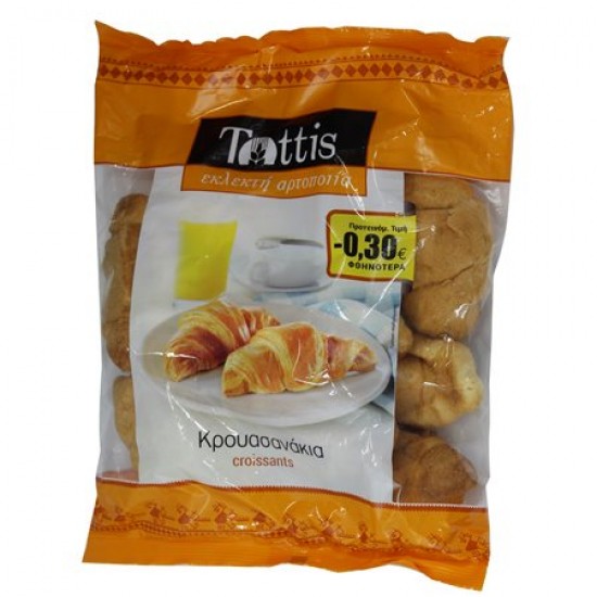 TOTTIS 260G(-0,30€) ΚΡΟΥΑΣΑΝΑΚΙΑ ΧΩΡΙΣ ΓΕΜΙΣΗ