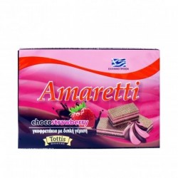 AMARETTI 68G ΓΚΟΦΡΕΤΑΚΙΑ CHOCO STRAWBERRY
