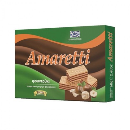AMARETTI 68G ΓΚΟΦΡΕΤΑΚΙΑ ΜΕ ΓΕΜΙΣΗ ΦΟΥΝΤΟΥΚΙ