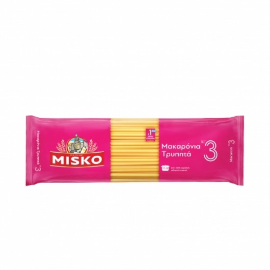 (-25%)MISKO 500G ΜΑΚΑΡΟΝΙΑ ΤΡΥΠΗΤΑ  Ν.3