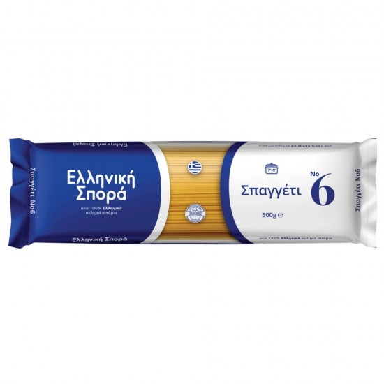 ΕΛΛΗΝΙΚΗ ΣΠΟΡΑ 500G ΣΠΑΓΓΕΤΙ No6