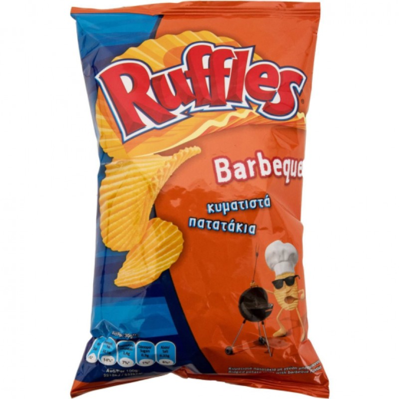 RUFFLES  BBQ 105G