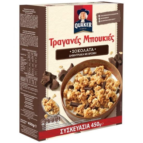 QUAKER 450G ΤΡΑΓΑΝΕΣ ΜΠΟΥΚΙΕΣ ΣΟΚΟΛ ΥΓΕΙΑΣ